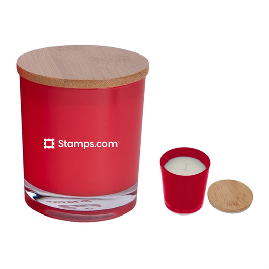 Bamboo Soy Candle - Stamps